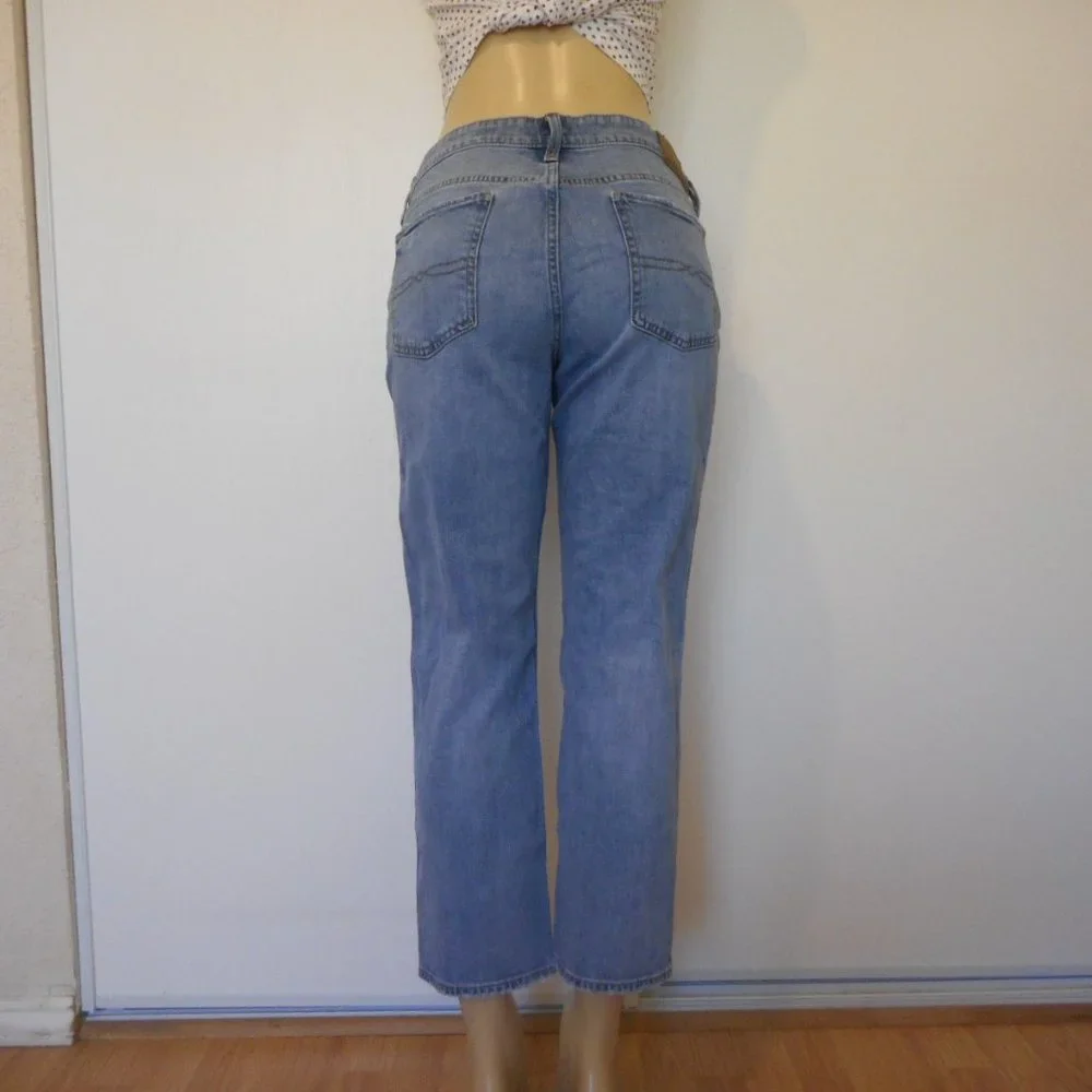 🌸SOLD🌸 LUCKY BRAND Jeans Size 14 Sweet Crop Denim - Picture 5 of 12